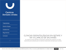 Tablet Screenshot of centrosdentalesunidos.com